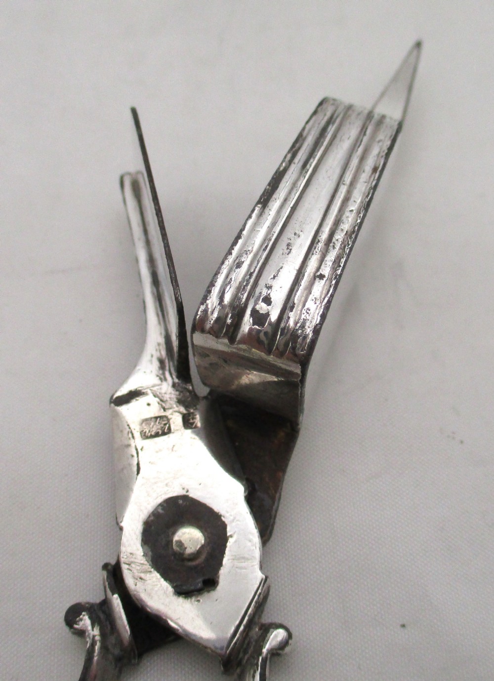 Good Old Sheffield Plated Chamber Candlestick c1800 with Snips View IV