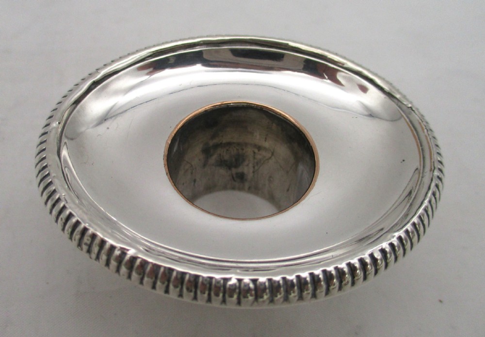 Good Old Sheffield Plated Chamber Candlestick c1800 with Snips View X