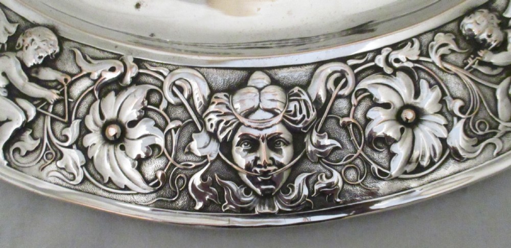 Very Large Silver Plated Wall Hanging Charger 20