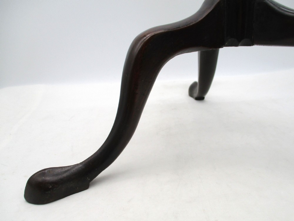 Fine Rotating Georgian Mahogany Treen Fire Side Stand / Fire Cat View IV