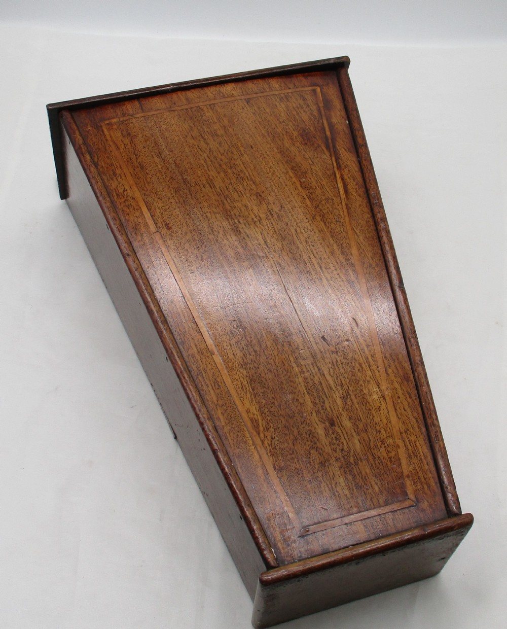 Fine Georgian Mahogany Candle Box View VIII