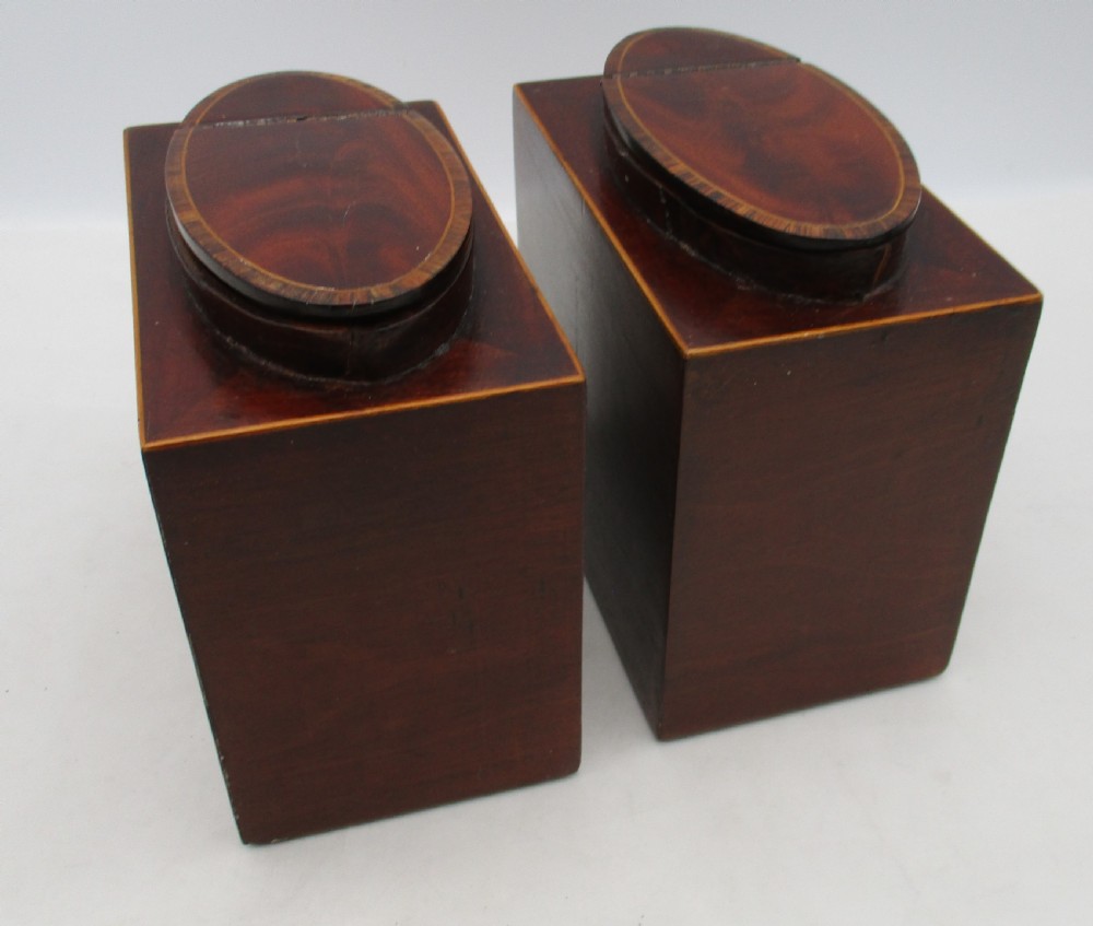 Fine Large Georgian Yew Wood Tea Caddy View XI