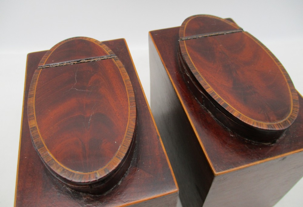 Fine Large Georgian Yew Wood Tea Caddy View XII