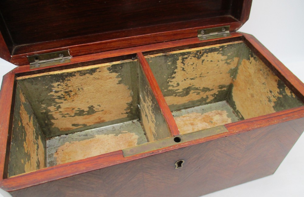 Louis Philippe French Kingwood Tea Caddy c1840 View VII