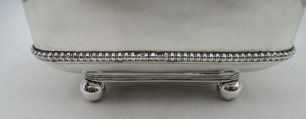 A Good Old Sheffield Plated Sauce Tureen with Scottish Silver Handle View V