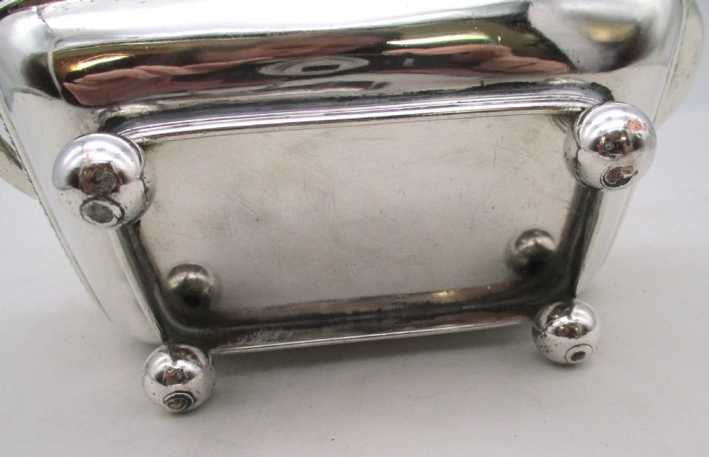 A Good Old Sheffield Plated Sauce Tureen with Scottish Silver Handle View X