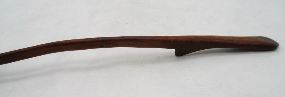 Rare 18th Century Welsh Treen Ladle 27cm View VI