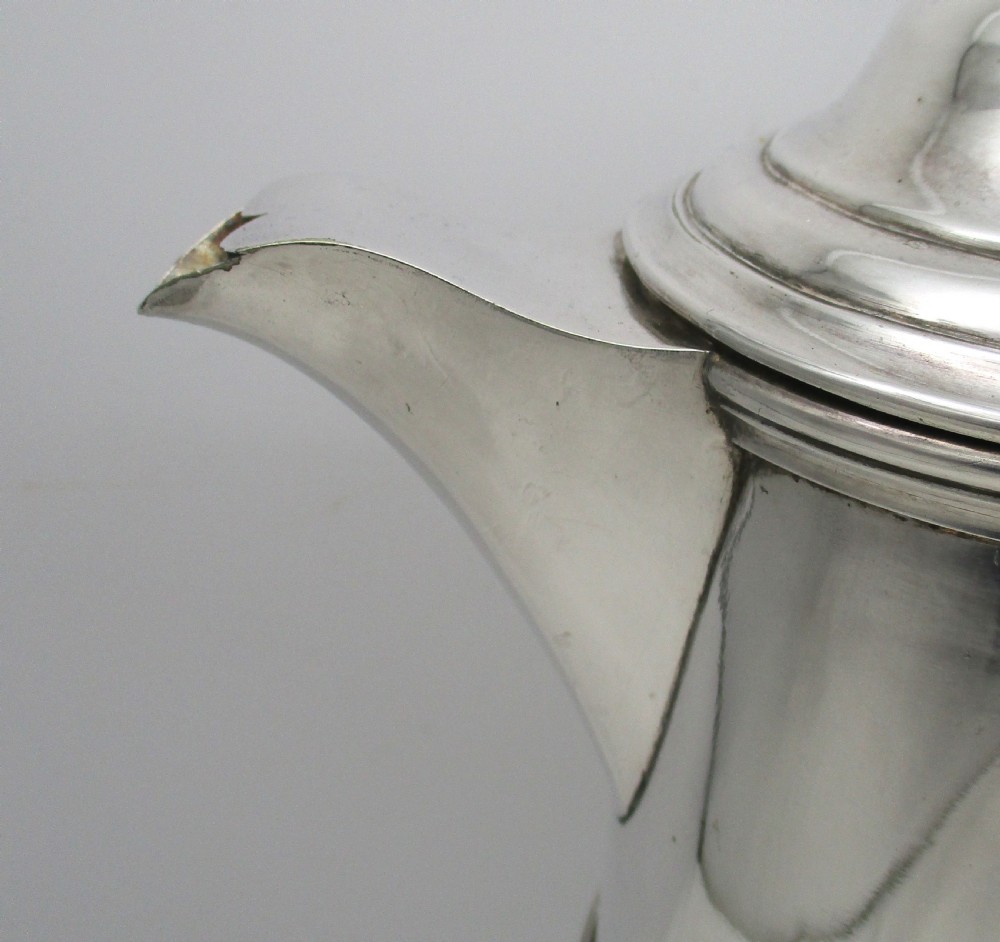 Fine Pair of 19th Century Silver Plated Communion Flagons View V