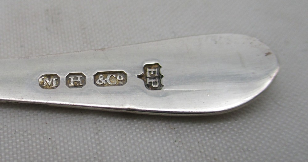 Boxed Set of 6 19th Century Silver Plated Salts & Spoons - Martin Hall View VIII