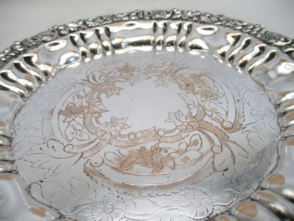 Fine Old Sheffield Plated Card Tray c1830 View V