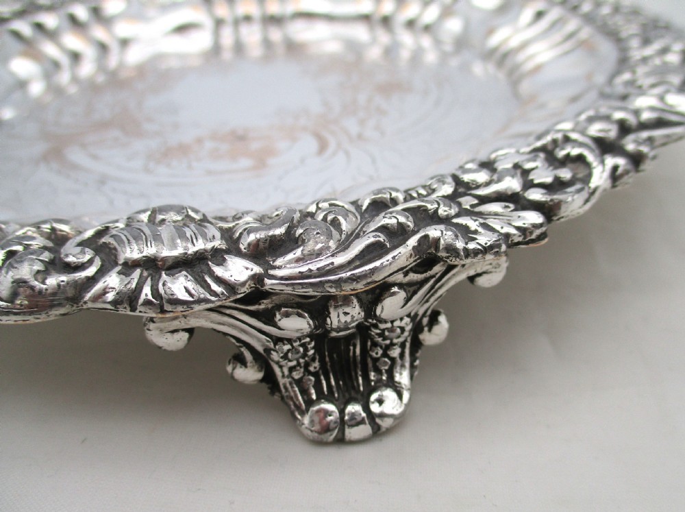 Fine Old Sheffield Plated Card Tray c1830 View VI