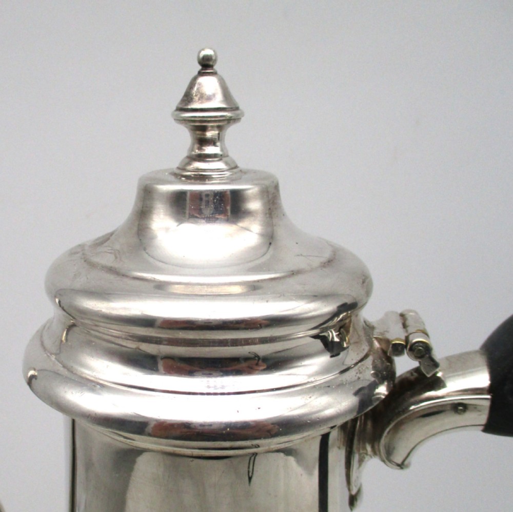 Aspreys Silver Plated Coffee Pot c1920 View III