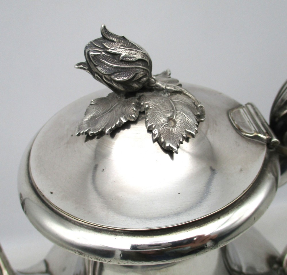 Old Sheffield Plated Coffee Pot by Roberts Smith c1830 View II