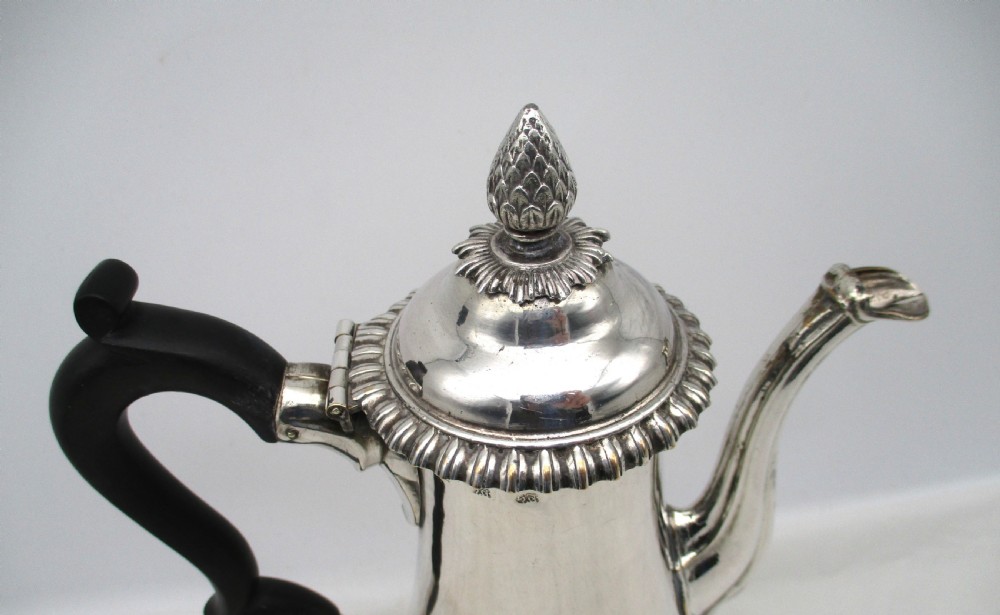 Rare Early Old Sheffield Plated Coffee Pot Henry Tudor View IV