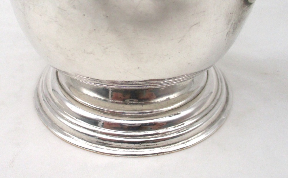 Rare Early Old Sheffield Plated Coffee Pot Henry Tudor View V
