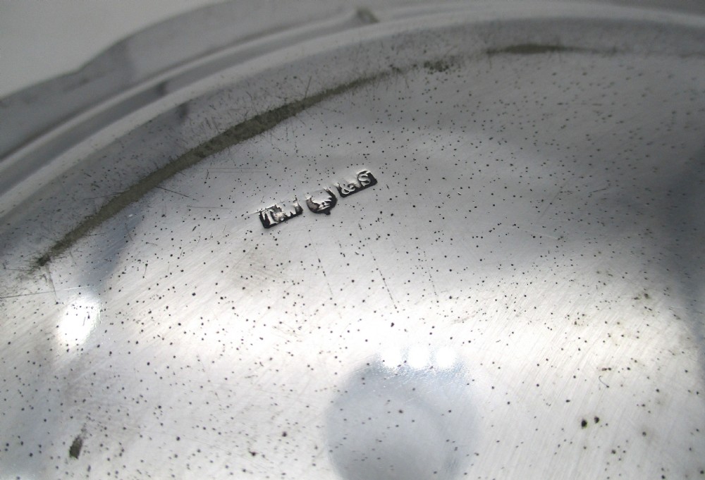 Set of 6 Small Silver Plated Dinner Plates View IX