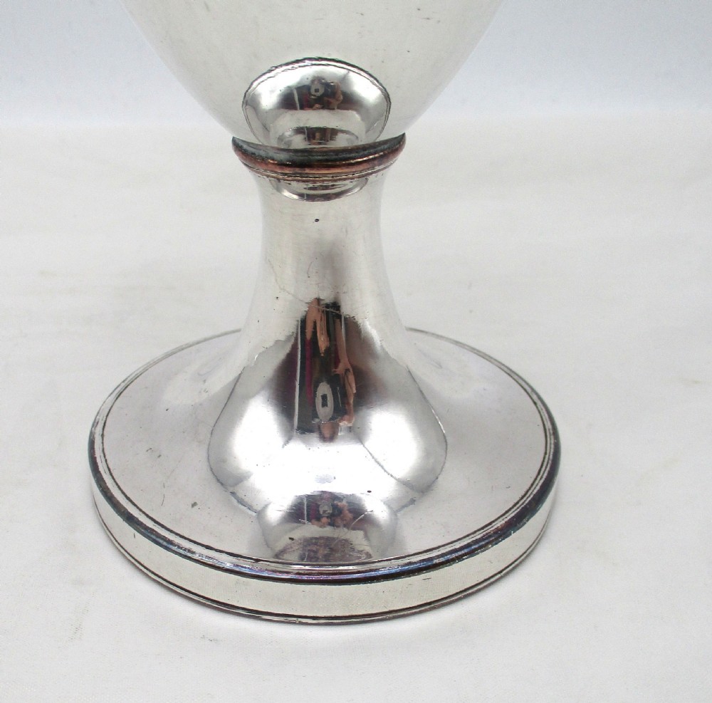 Old Sheffield Plated Wine Goblet c1800 View III