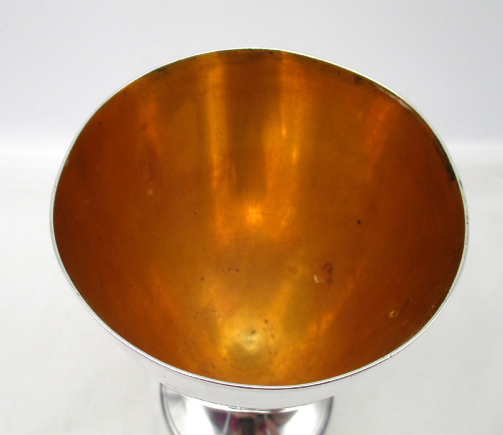 Old Sheffield Plated Wine Goblet c1800 View IV