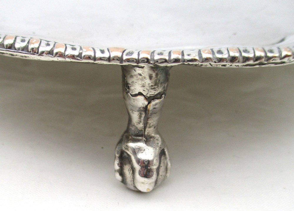 18th Century Old Sheffield Plate Card Tray View IV