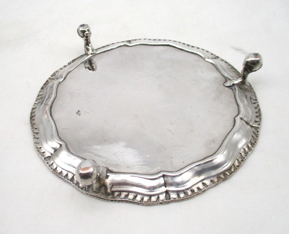 18th Century Old Sheffield Plate Card Tray View VII