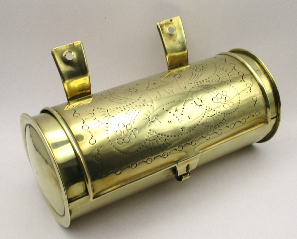 Late 18th Century Brass Candle Box View IX