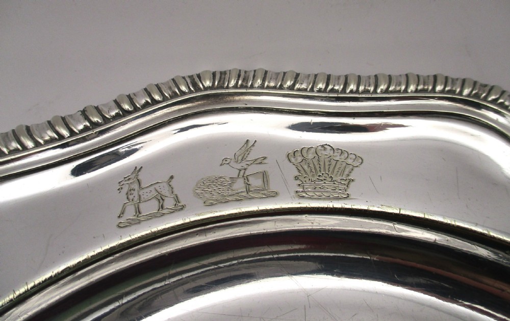 Mid 19th Century Silver Plated Bowl & Plate by Mappin Bros View V