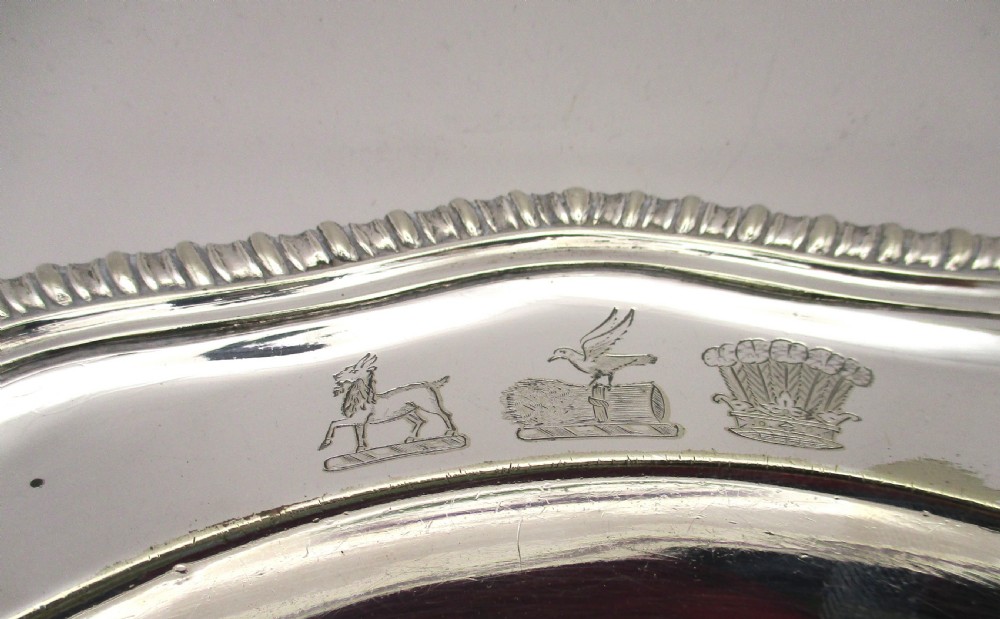 Mid 19th Century Silver Plated Bowl & Plate by Mappin Bros View X