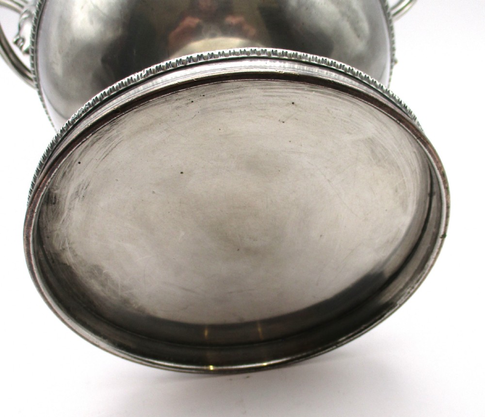 Rare Early 19th Century Old Sheffield Plated Wine Cooler View X