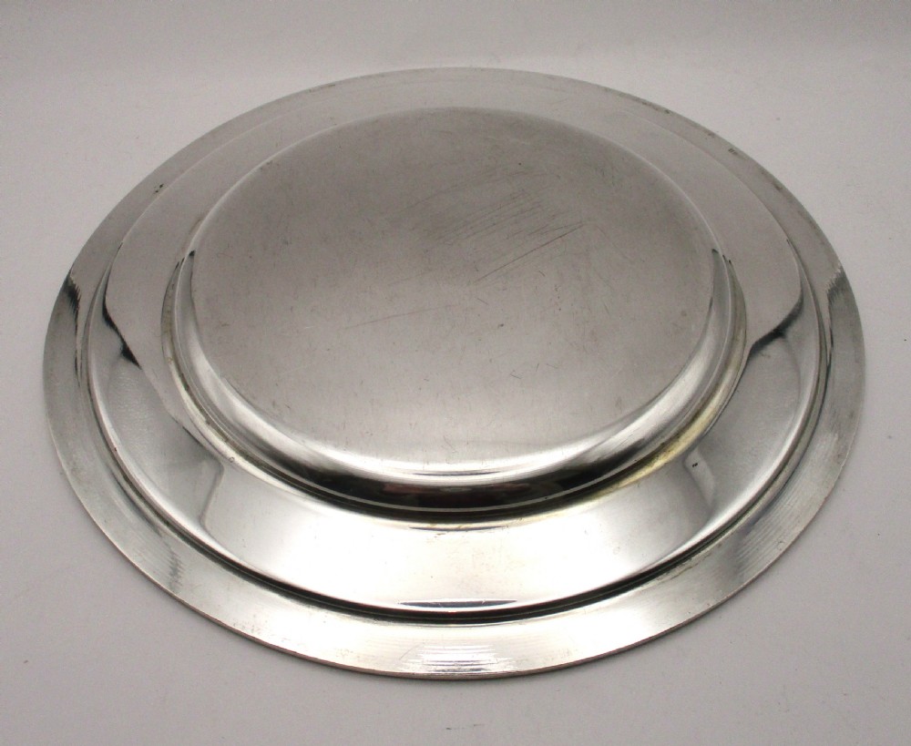Rare set of 12 Silver Plated Dinner Plates - 11