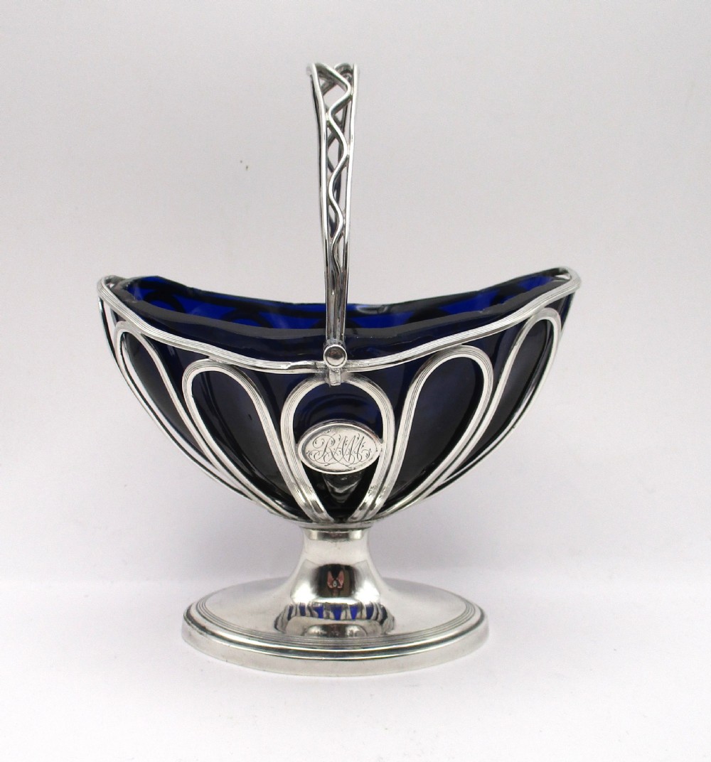 Fine Old Sheffield Plated Sugar Basket c1800