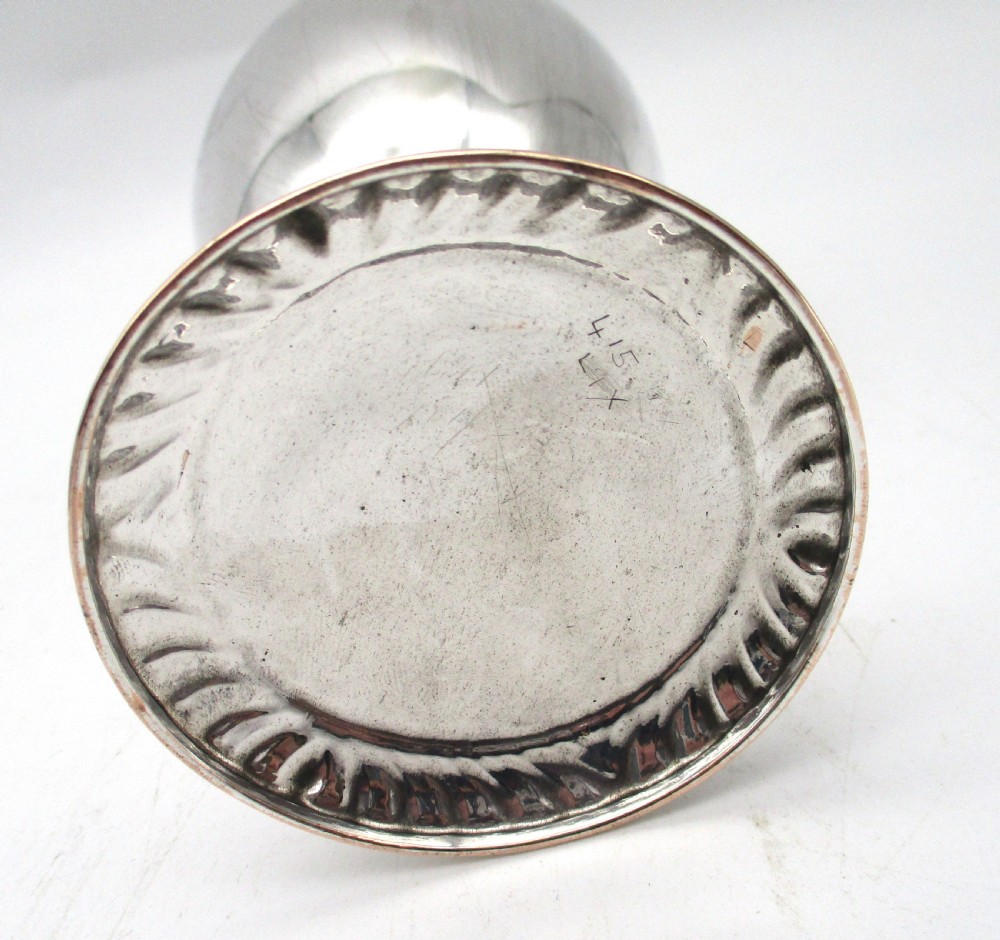 18th Century Old Sheffield Plated Wine Goblet - Richard Morton View VIII