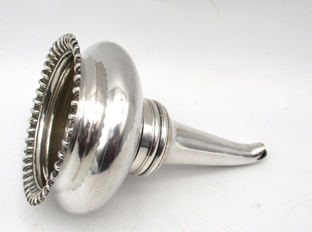 Old Sheffield Plated Wine Funnel c1820