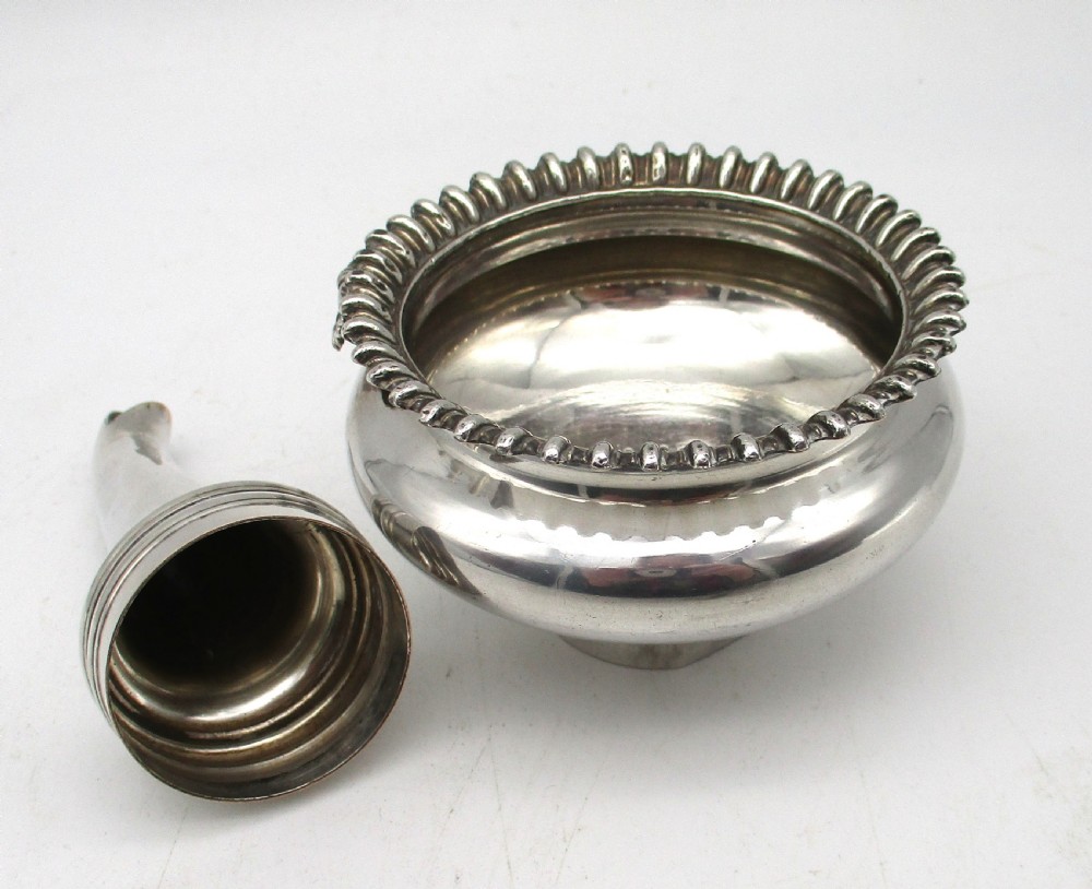 Old Sheffield Plated Wine Funnel c1820 View V