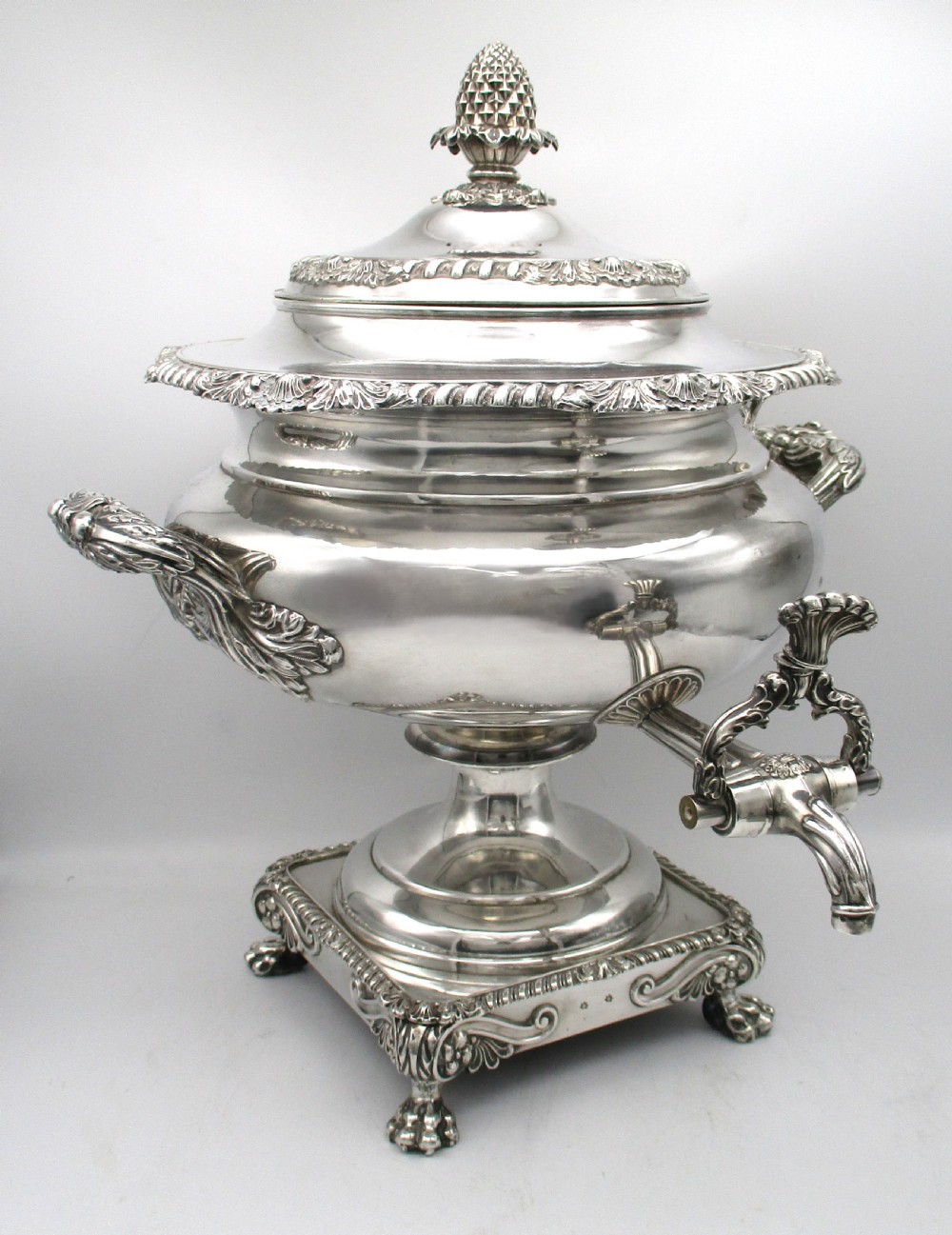 Large Old Sheffield Plated Tea Urn Samovar by Matthew Boulton
