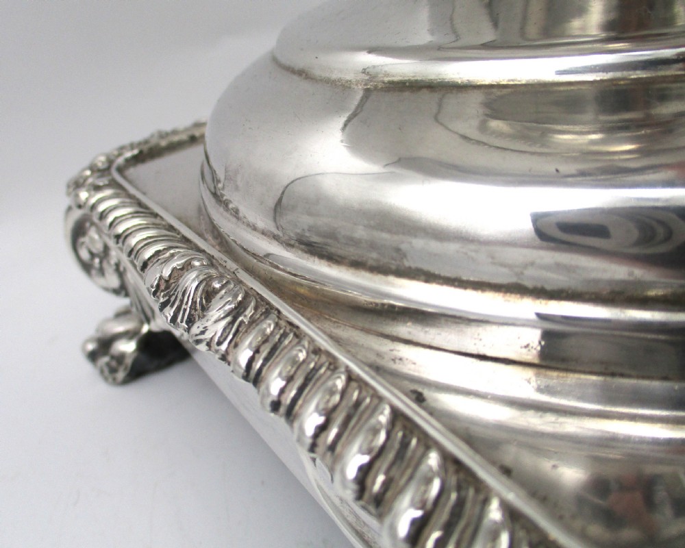 Large Old Sheffield Plated Tea Urn Samovar by Matthew Boulton View X