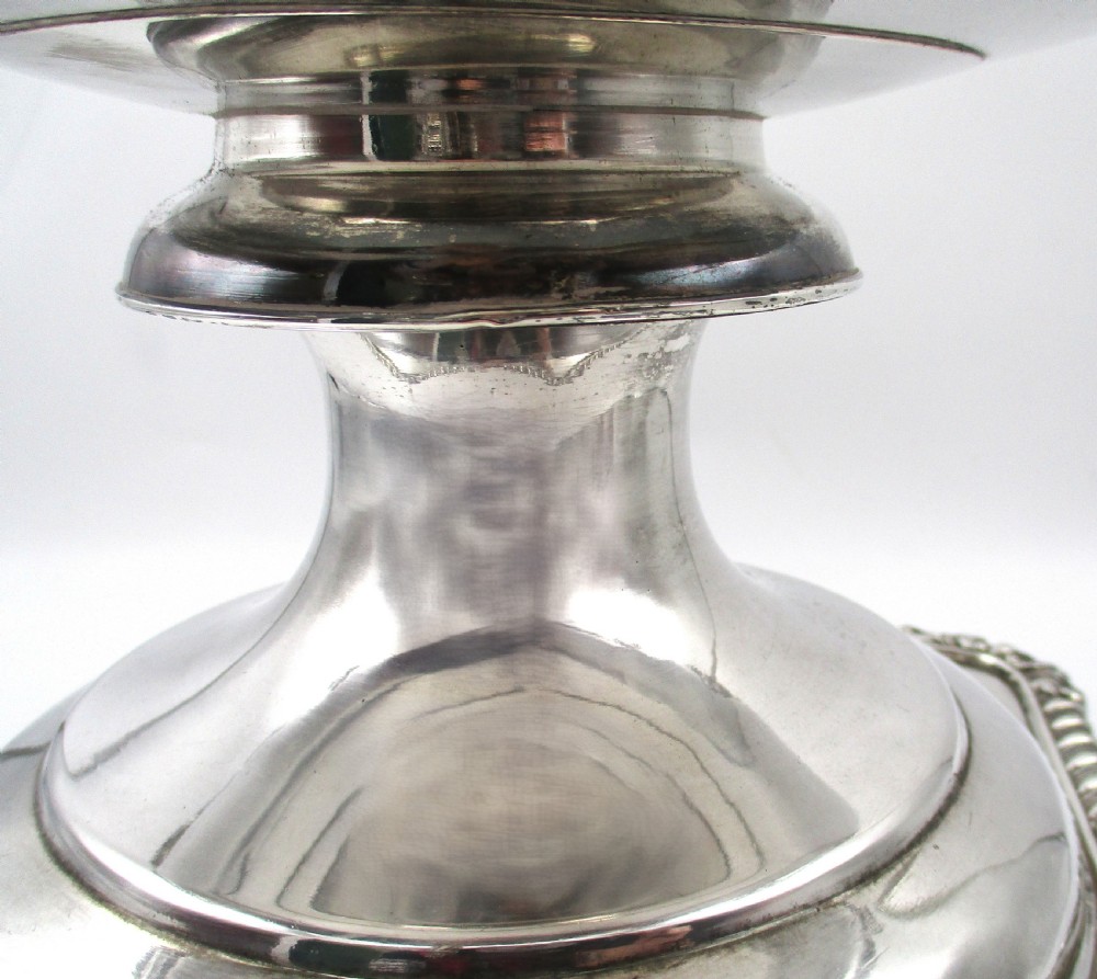 Large Old Sheffield Plated Tea Urn Samovar by Matthew Boulton View XIV