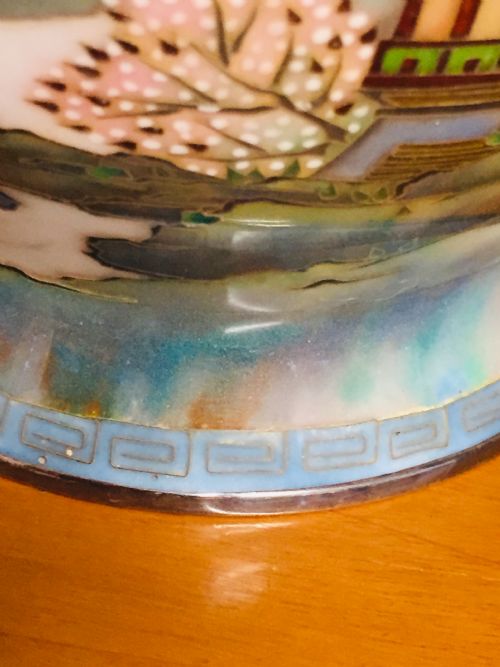 JAPANESE CLOISONNE VASE BY ANDO - ADDITIONAL PHOTO 5