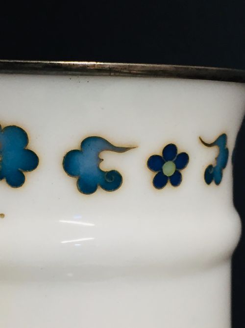 JAPANESE CLOISONNE VASE BY ANDO - ADDITIONAL PHOTO 7