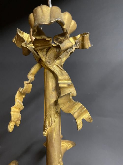 BRONZE CHANDELIER - ADDITIONAL PHOTO 1