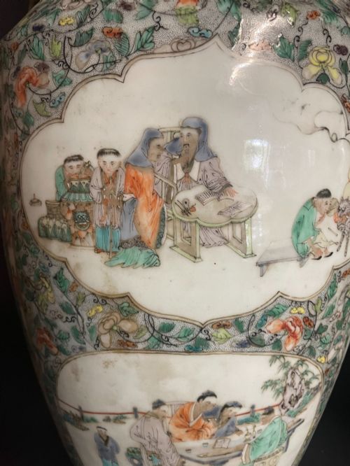 PAIR OF CHINESE VASES - ADDITIONAL PHOTO 3