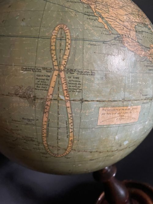 BACON'S EXCELSIOR TERRESTRIAL GLOBE - ADDITIONAL PHOTO 3