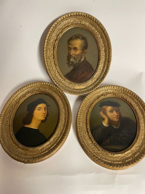 Set of Three Italian Paintings