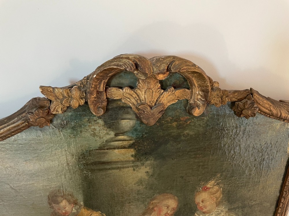 Antique French Mirror View III