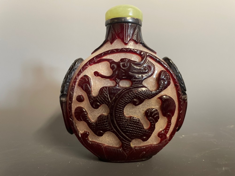 Peking Glass Snuff Bottle