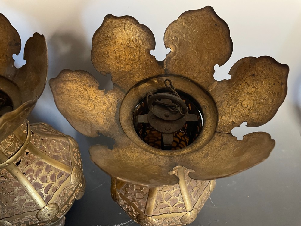 Pair of Japanese Lanterns View II