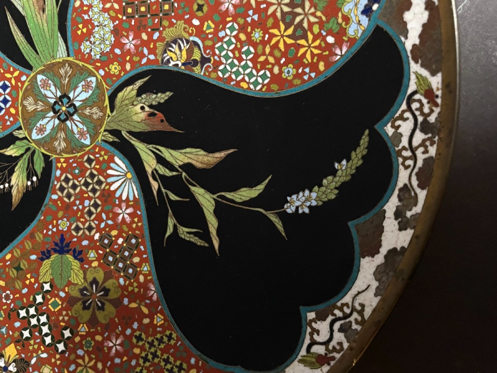 Pair of Cloisonne Dishes View II