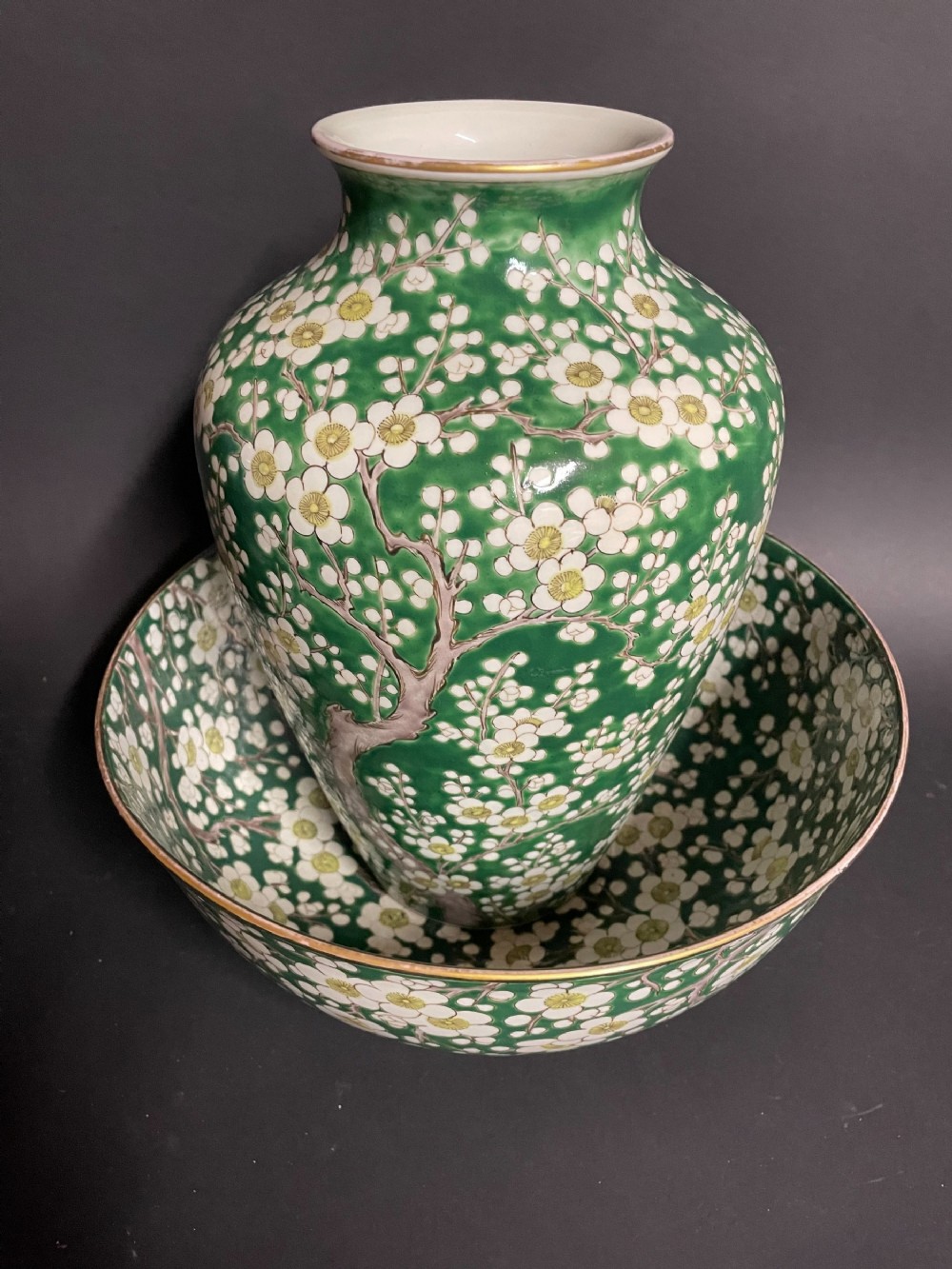 Japanese Vase and Bowl