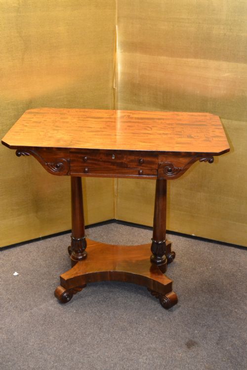 William 1Vth Mahogany Side Table