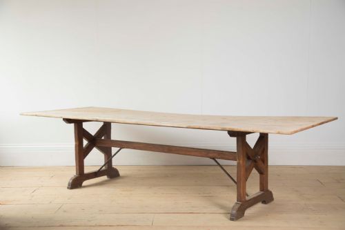 19TH CENTURY REFECTORY TABLE - ADDITIONAL PHOTO 1