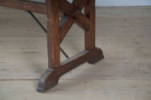 19TH CENTURY REFECTORY TABLE - ADDITIONAL PHOTO 5